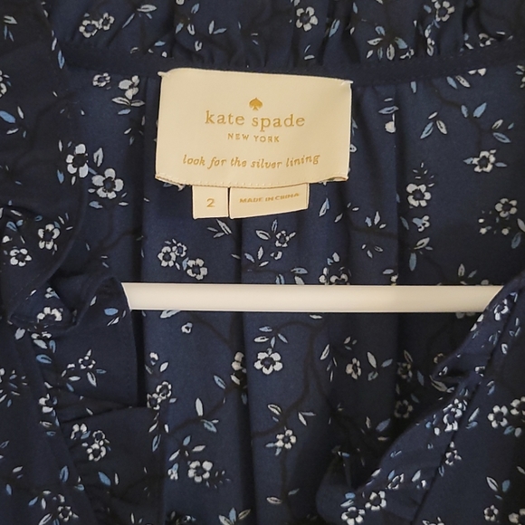 Kate Spade Navy Blue Dress - Picture 2 of 6